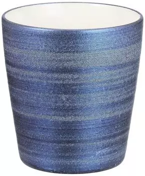 Arita Ware Densaku Kiln Rock Glass Cup 330ml Armor Blue Made in Japan Approx. Akechi Mitsuhide