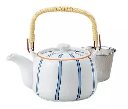 Arita ware Ichichin Jugusa 5 Глиняная бутылка для чая Нет. (с ситечком) 468-43-533