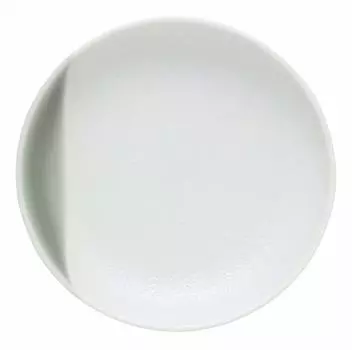 Arita ware Kinzen kiln Gray snow small plate