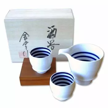 Arita ware сакэ деревянная коробка подарок, который отлично подходит для подарка 1 сакэ 2 сакэ Hasami фарфоровый набор, дарение, бутылка, чашки, пивоварня, сакэ, посуда,