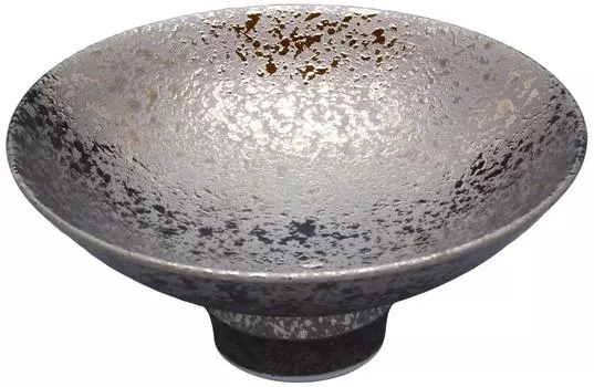 Чашка для сакэ Arita ware Takiyo kiln Guinomi Ochoco серебристого цвета Диаметр x Высота 4 см Емкость 40 мл Сделано в Японии T382 (средний) приблизительно. 8,5 прибл. серебряный