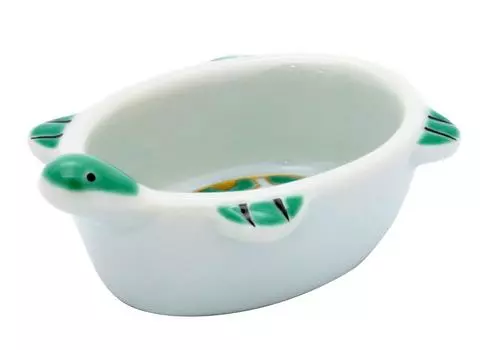 Arita ware Tokuyuki kiln счастливая маленькая чаша черепаха белый
