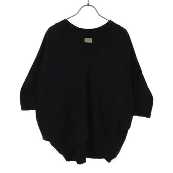 эриуцуги сделано в Японии рукав 7 минут Крой F черный Женский Б/у