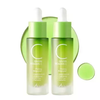 Ariul Green Vitamin C14 Toning Serum 15mL of High Concentration Raw Vitamin C Pure Vitamin C Ferulic Acid Ariul Stabilization Minimizes Discoloration