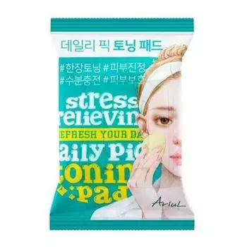 Ariul Stress Relief Daily Pick тонизирующие подушечки, 30 листов