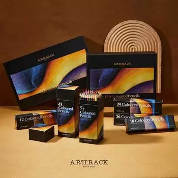 ARJTRACK-Профессиональные масляные карандаши для дерева, мягкие акварельные карандаши для школьных набросков, художественные принадлежности, 12,24,48,72,120,160 цветов