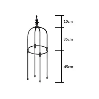 Арка обелиска arden кусты роз опорный столб для вьющихся растений металлический столб опорная колонна для растений овощи чёрный