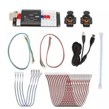 Аркадный кодер без задержки USB игровой контроллер DIY кодовая плата с 3D аналоговым датчиком джойстика для PS4