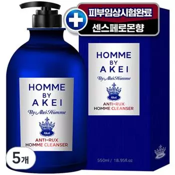 Arkay Homme Antilux All-in-One Cooling Men s Cleanser, 5 packs, 550ml