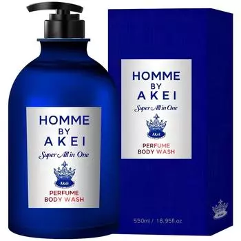 Arkay Homme Super All-in-One Body Wash Sense Pheromone Fragrance + Shower Ball Set, 550ml, 1 set