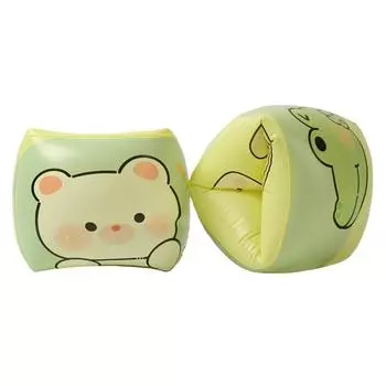 Arm Floaties Inflatable Arm Bands Swim Floater Sleeves for Kids Adults (Animal)