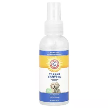 Arm & Hammer, средство от зубного камня, спрей для полости рта для собак, мята, 4 жидких унции (118 мл)