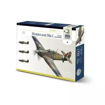 Arma Hobby Royal Air Force Hawker Hurricane Allied Squadron Limited Edition Пластиковая модель ADL70024 1/72 Mk.1