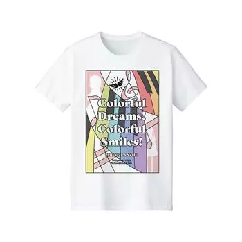 Armabianca Love Live Nijigasaki High School Idol Club Кане Ранзама Красочные мечты Красочные улыбки Футболка с изображением песни Мужской размер XL Хлопок