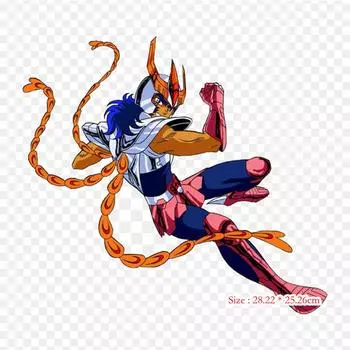 Доспехи Феникса Икки Пегаса Сейи Термонашивки для одежды Аппликации Наклейки на одежду Термочувствительный Нашивка на заказ