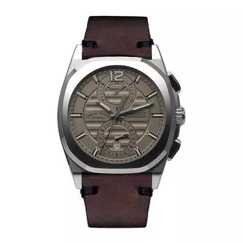 Armand Nicolet Tramelan J09 Хронограф Серый циферблат Автоматический A668AAA-GR-PK4140TM Ремешок из телячьей кожи Мужские часы серый