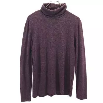 ARMANI COLLEZIONI Long sleeve turtleneck knit S Bordeaux Men s Used