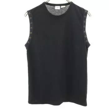 ARMANI EXCHANGE 90-е 00-е Старый Без рукавов Вырез S Серия Black Мужской Б/У