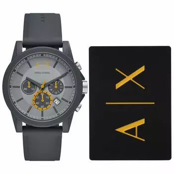[Armani Exchange] Часы OUTERBANKS AX7123 мужские серые оригинальные импортные