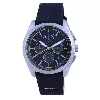 Armani Exchange Giacomo Chronograph Кварцевые мужские часы с черным циферблатом AX2853 чёрный
