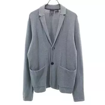 ARMANI EXCHANGE Long sleeve knit cardigan M gray Men s Used