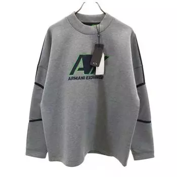 ARMANI EXCHANGE Long sleeve Oversized Bonding sweat M gray Men s Used