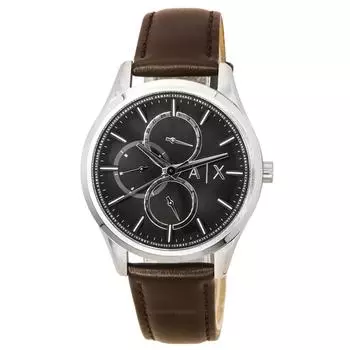 Armani Exchange Multifunction Leather Strap Black Dial Quartz AX1868 Мужские часы