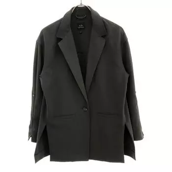 ARMANI EXCHANGE tailored jacket gray Women Used