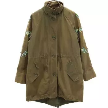 ARMANI EXCHANGE With liner Mod coat XS khaki Women Used