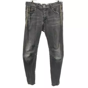 ARMANI JEANS Made in Tunisia Button fly skinny pants w31 gray Men s Used