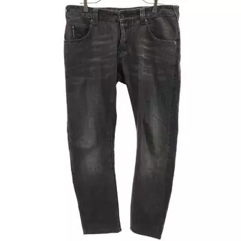 ARMANI JEANS Made in Tunisia Button fly Denim pants w34 gray Men s Used