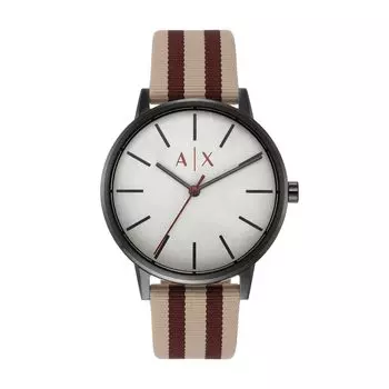 Armani Watch CAYDE AX2759 Beige Red [AX Exchange] Men s &