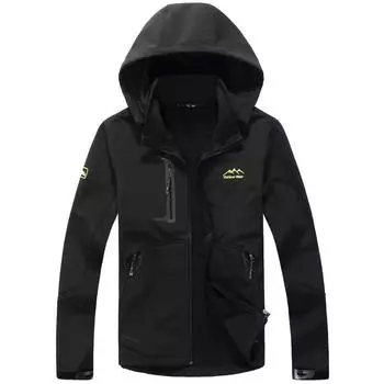 Мужская ветрозащитная куртка-ветровка в армейском стиле 6XL