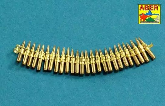 Армейский пулемет Aber Browning 50 калибра M2 с 30 патронами, пластиковые детали для модели 16130 1/16 и