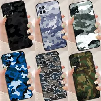 Армейский военный камуфляжный чехол для OPPO A53 A5 A9 A31 2020, чехол для телефона OPPO A53S A52 A72 A54 A74 A94 A1K A15 A83 A91 OPPO A1K