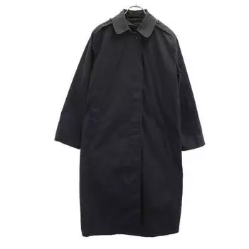 АРМИЯ США 80-х годов DLA Пальто с воротником из нержавеющей стали Темно-синее Всепогодное пальто Женское Б/У