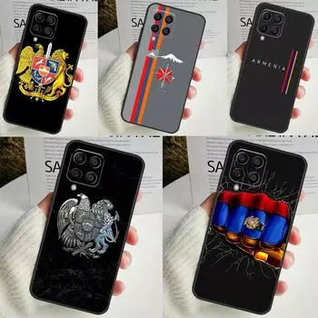 Армянский флаг для Samsung Galaxy M13 M33 M53 M12 M32 M52 M14 M34 M54 M20 M51 M21 M30s M31s M15 M55 чехол Samsung M54