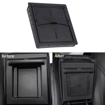 Armrest Hidden Storage Box For Tesla Model 3 Y Center Console Organizer Tray 2024 2024 2024 WIth ON-OFF Car Interior Accessories CHINA