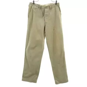 ARMY Replica Metal Button Chino pants W31 beige Button fly Men s Used