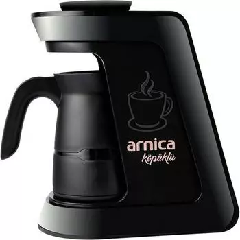 Arnica IH32059 Foamy Eco Автоматическая турецкая кофемашина, черная