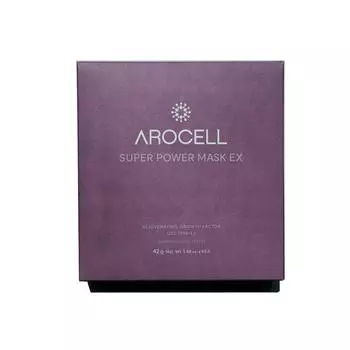 Arocell Super Power Mask EX Collagen Cord Blood Mask Pack, 4 листа, 1 упаковка