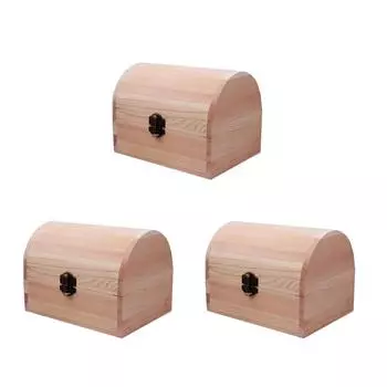 Арочный деревянный ящик из цельного дерева, сделай сам, глина, окрашенная в белый цвет, пустой деревянный ящик ручной работы M