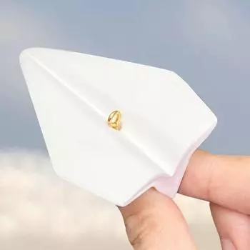 Aroma Diffuser Stone Car Rearview Mirror Pendant Paper Airplane Car Hanging Automobile style 1