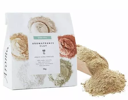 Aroma France Clay Green Illite 1 кг зелёный
