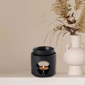 Аромадиффузор, масляная горелка для домашнего использования с подставкой для чайных свечей White