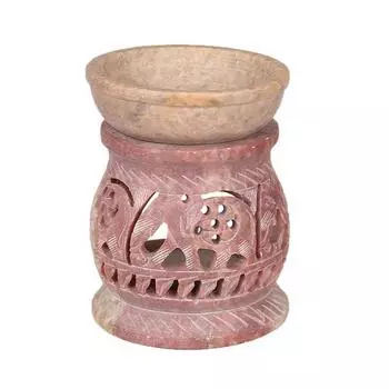 Аромадиффузор с мыльным камнем и 2 чайными свечами по 2,5 мл