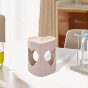 Аромадиффузор с подсвечником для чайных свечей для дома и офиса розовый