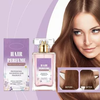 Аромат для волос, Духи с феромонами для женщин, Духи с маслом для волос, Питательный и увлажняющий гель для волос, 50 мл белый