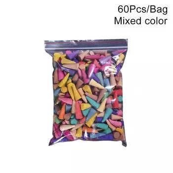 Аромат пагоды, благовония из сандалового дерева, цветочный аромат, Таиланд, пагода, диффузор аромата, конус, диффузор аромата, бытовые гигиенические благовония 60Pcs/Bag