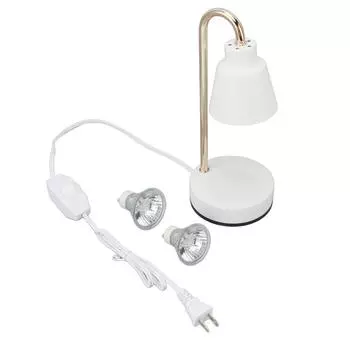 Ароматерапевтическая лампа для плавления воска, мини-регулируемый свет, плавильная воскотопка, белая декоративная свеча для спальни